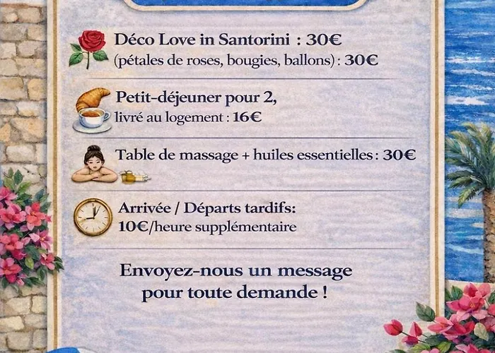 évasion Santorin - Jacuzzi&relax Apartamento El Havre